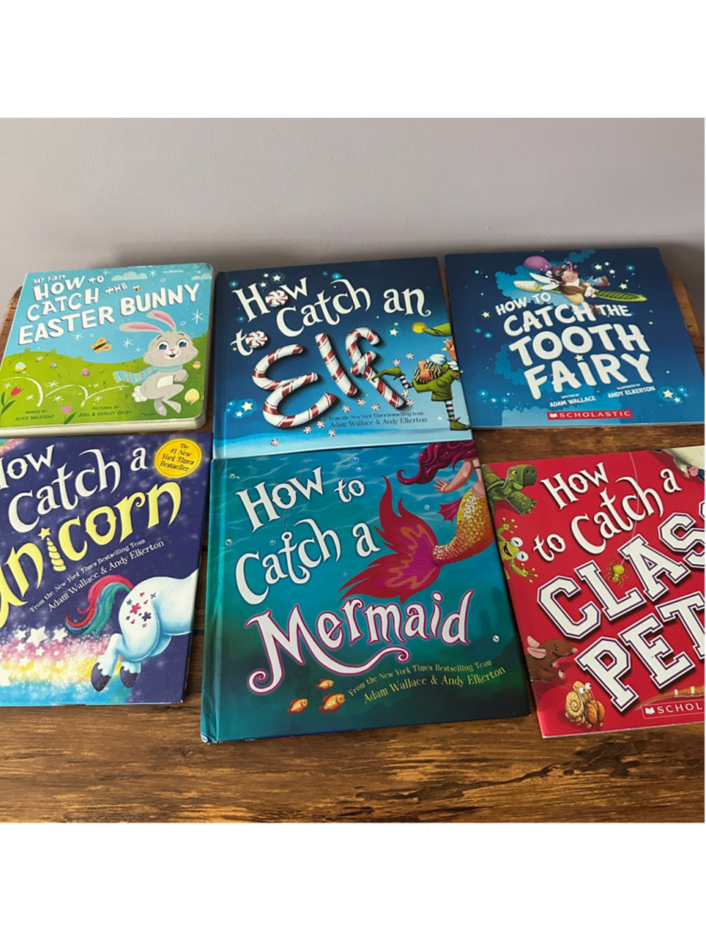 How to Catch Series Kids Books Set of 6 Adam Wallace Andy Elkerton Scholastic